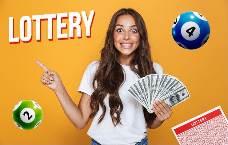 A woman playing the Tennessee Lottery.